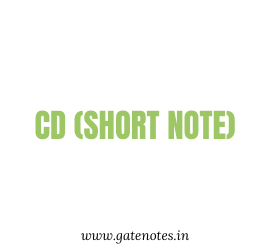 GATE CSE Handwritten short Notes CD(short notes)