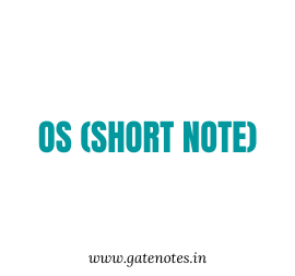 GATE CSE Handwritten short Notes OS(short notes)